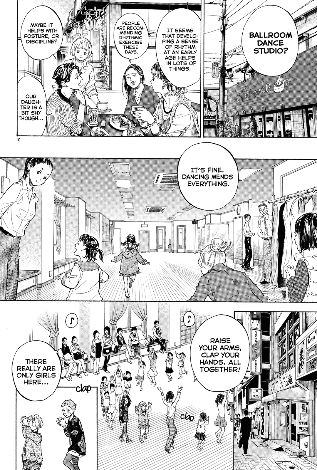 Ballroom E Youkoso chapter 38 - page 11