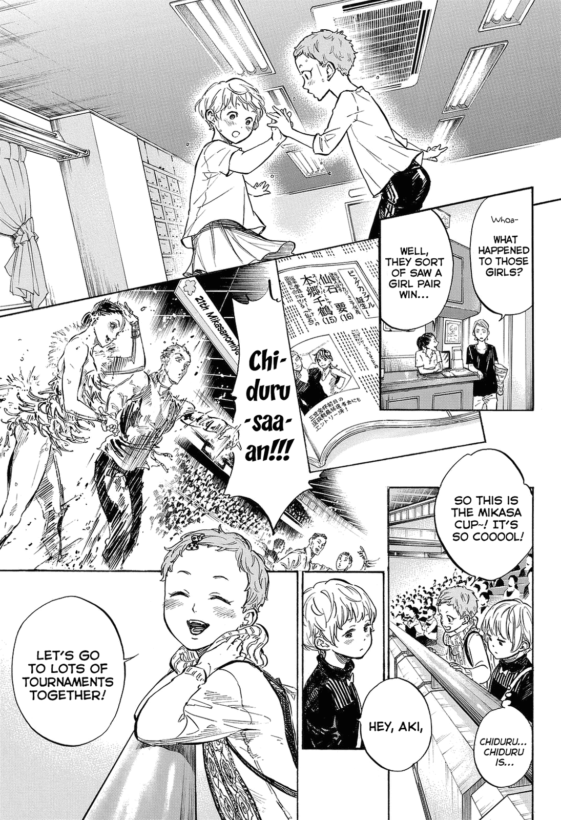 Ballroom E Youkoso chapter 38 - page 16