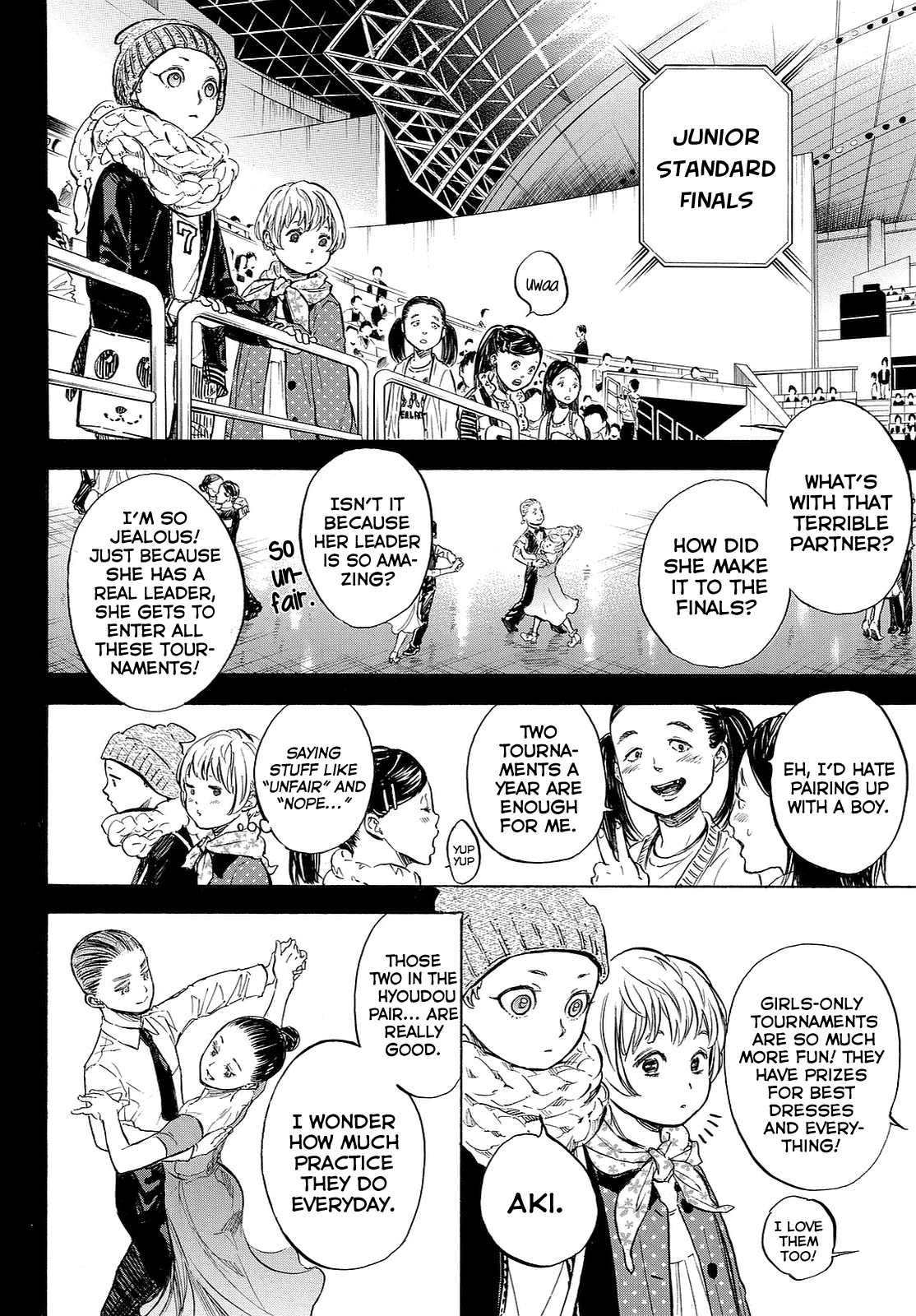 Ballroom E Youkoso chapter 38 - page 21