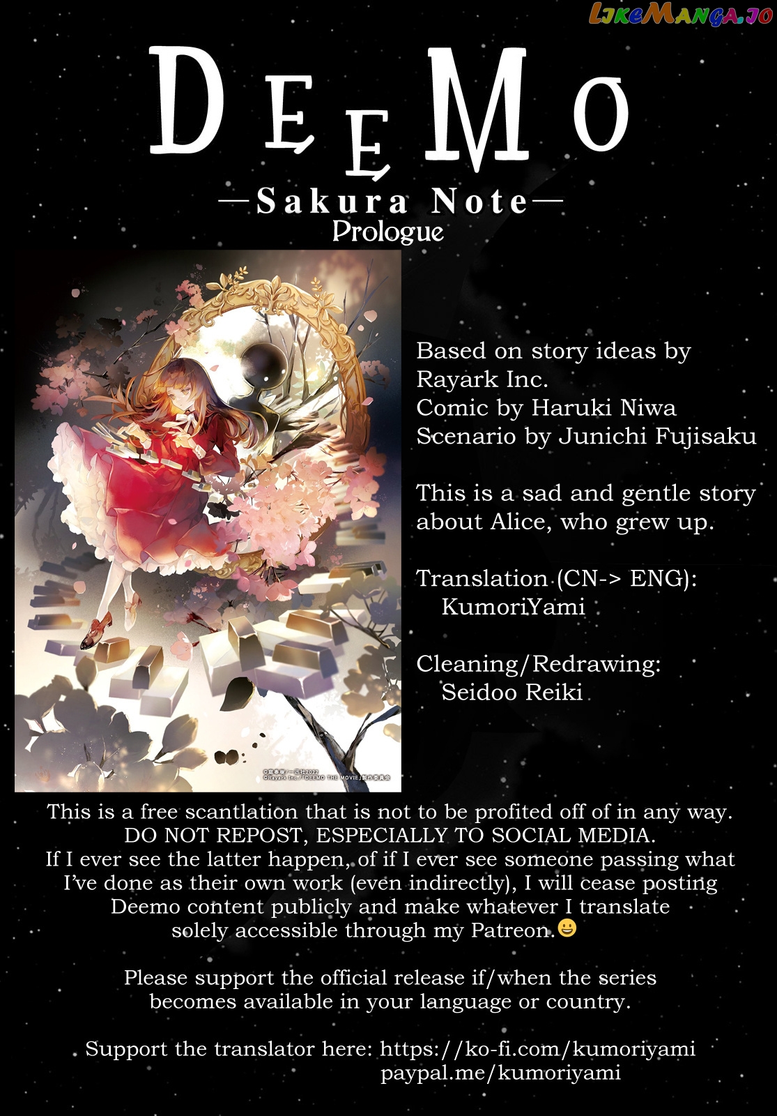 Deemo -Sakura Note- chapter 0 - page 1