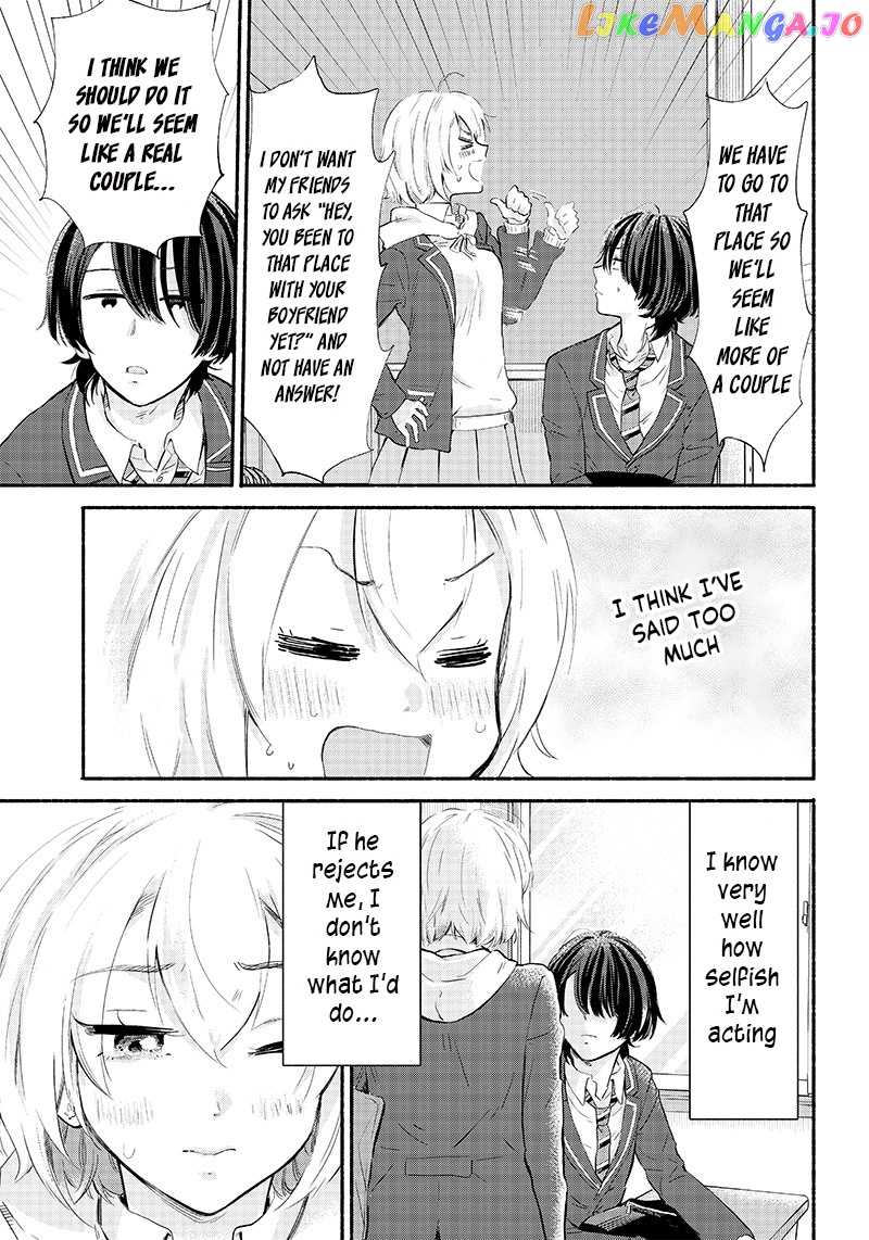 Nee, Mou Isso Tsukiacchau Osananajimi No Bishoujo Ni Tanomarete, Camo Kareshi Hajimemashita chapter 4 - page 13