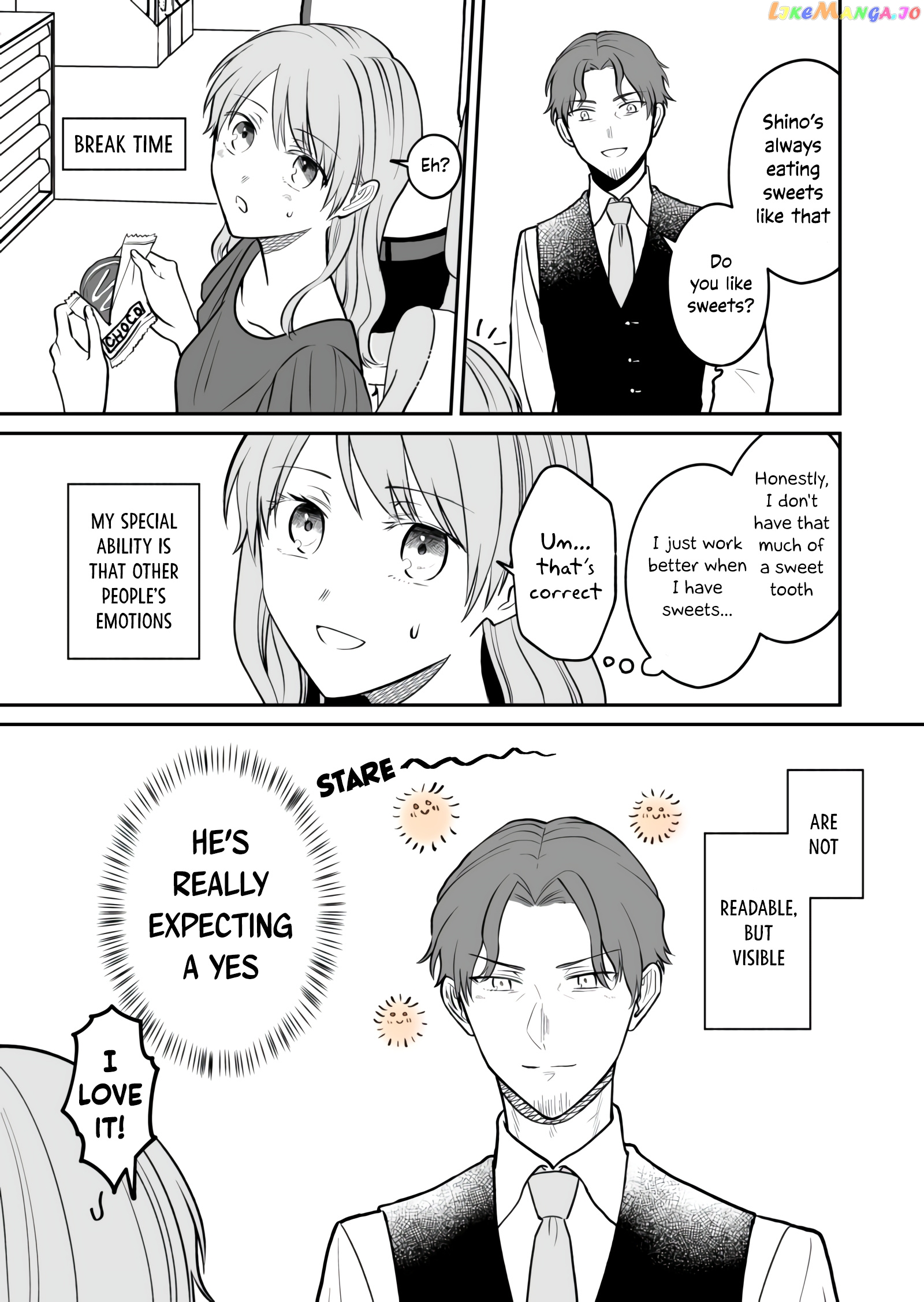 The New-Hire Who Could "Read" Emotions and the Unsociable Senpai chapter 9 - page 2