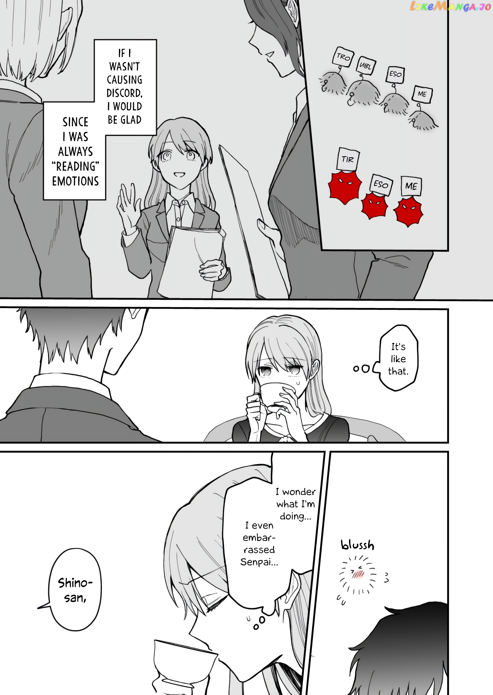 The New-Hire Who Could "Read" Emotions and the Unsociable Senpai chapter 10 - page 7