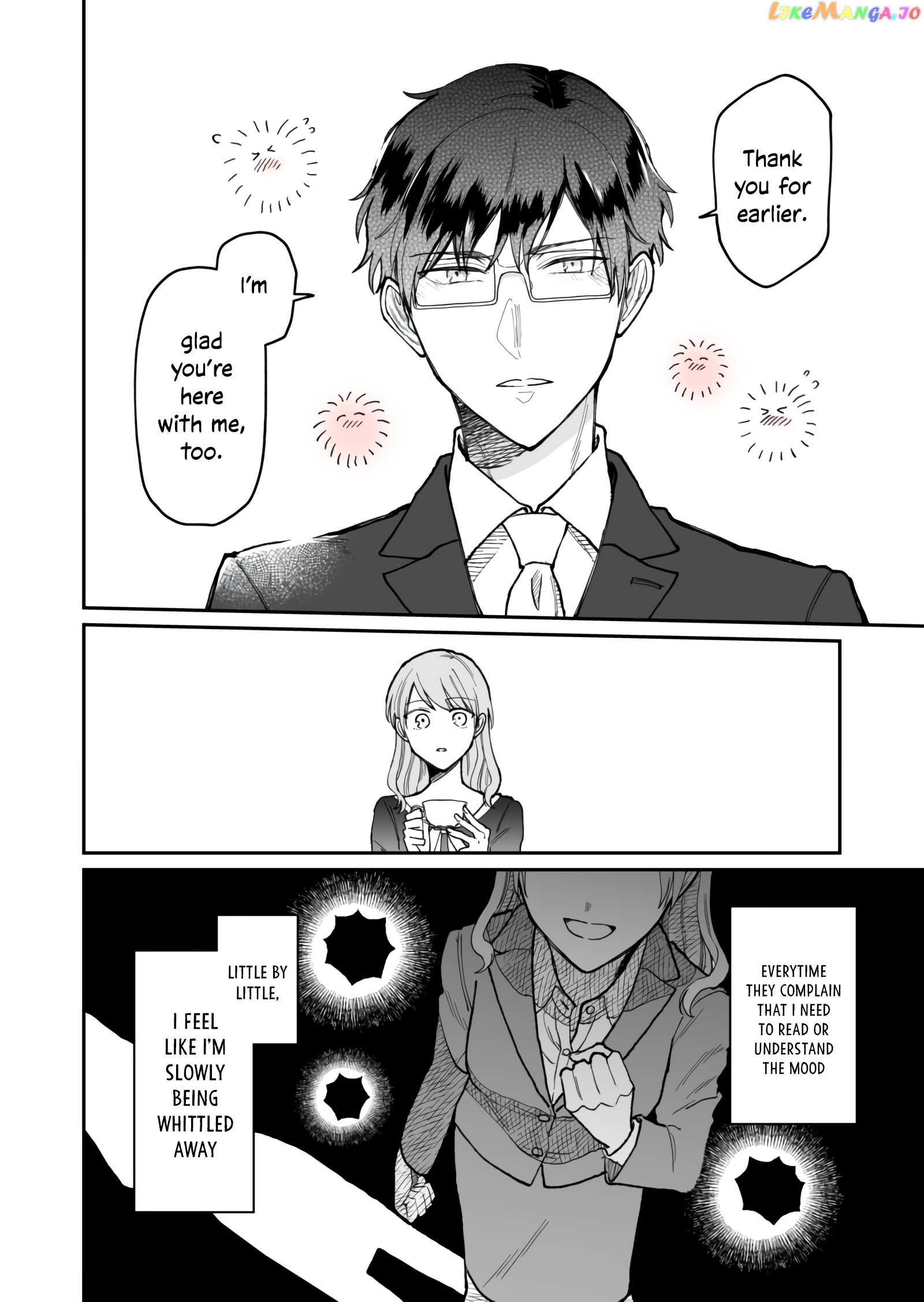 The New-Hire Who Could "Read" Emotions and the Unsociable Senpai chapter 10 - page 8