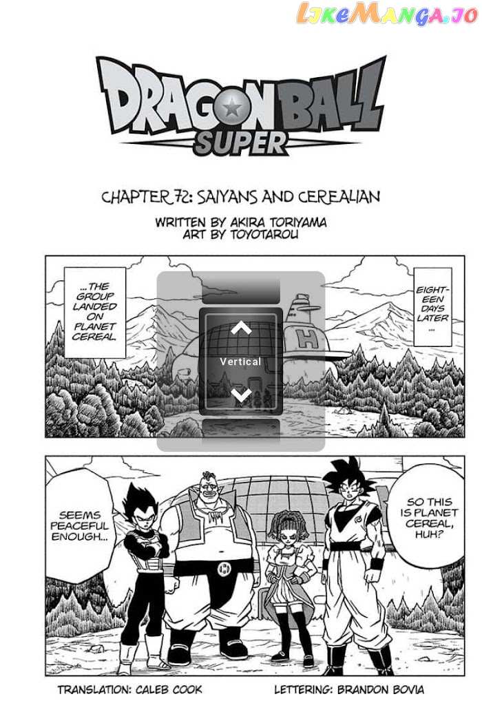 Dragon Ball Super chapter 72 - page 1