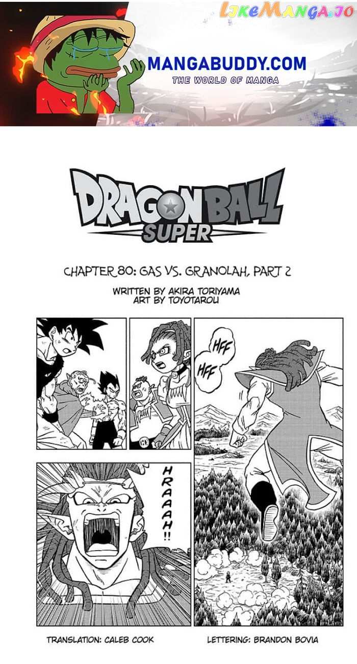 Dragon Ball Super chapter 80 - page 1