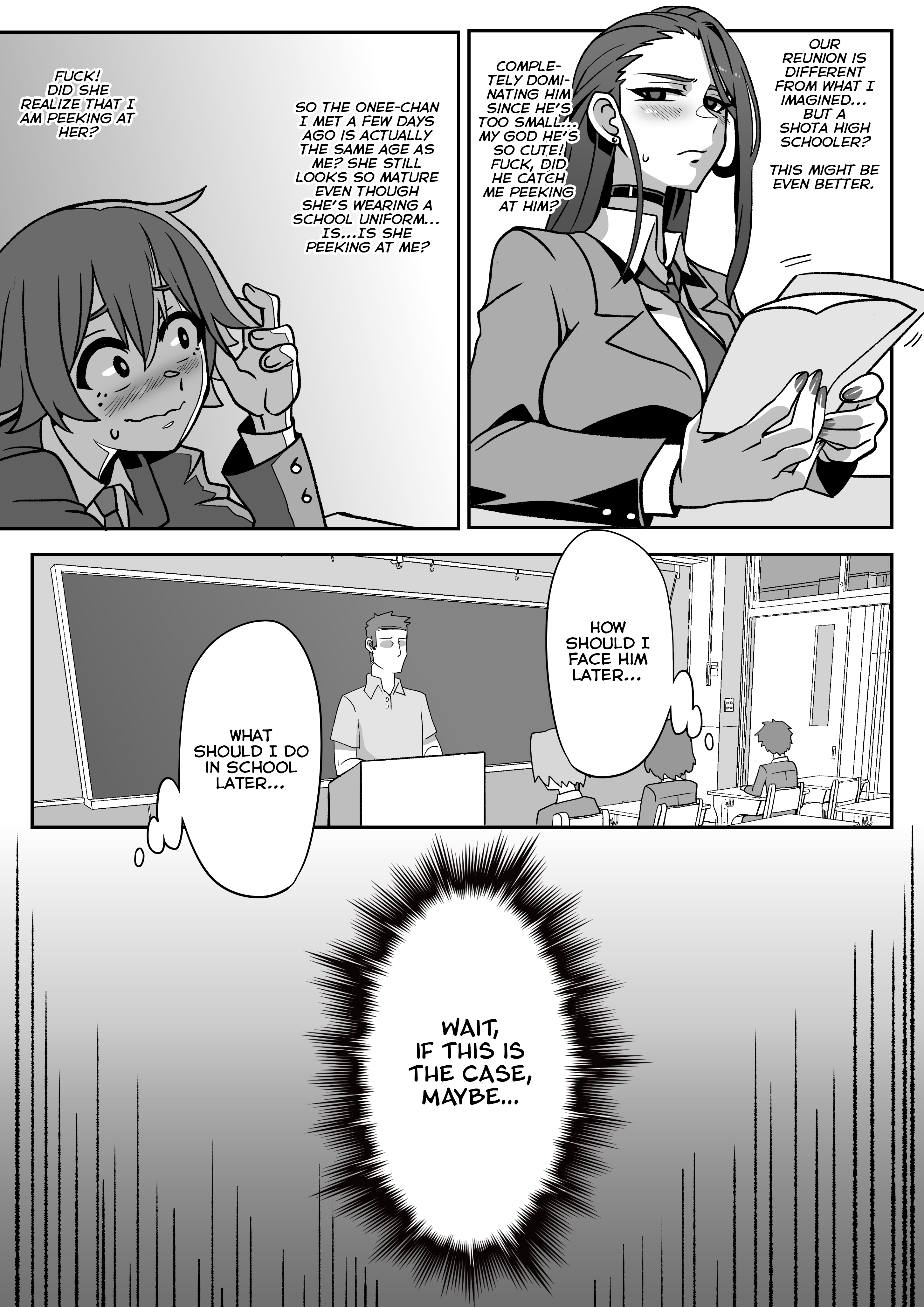 Something Naughty Would Happen If They Knew Each Other’s Thoughts chapter 2 - page 3