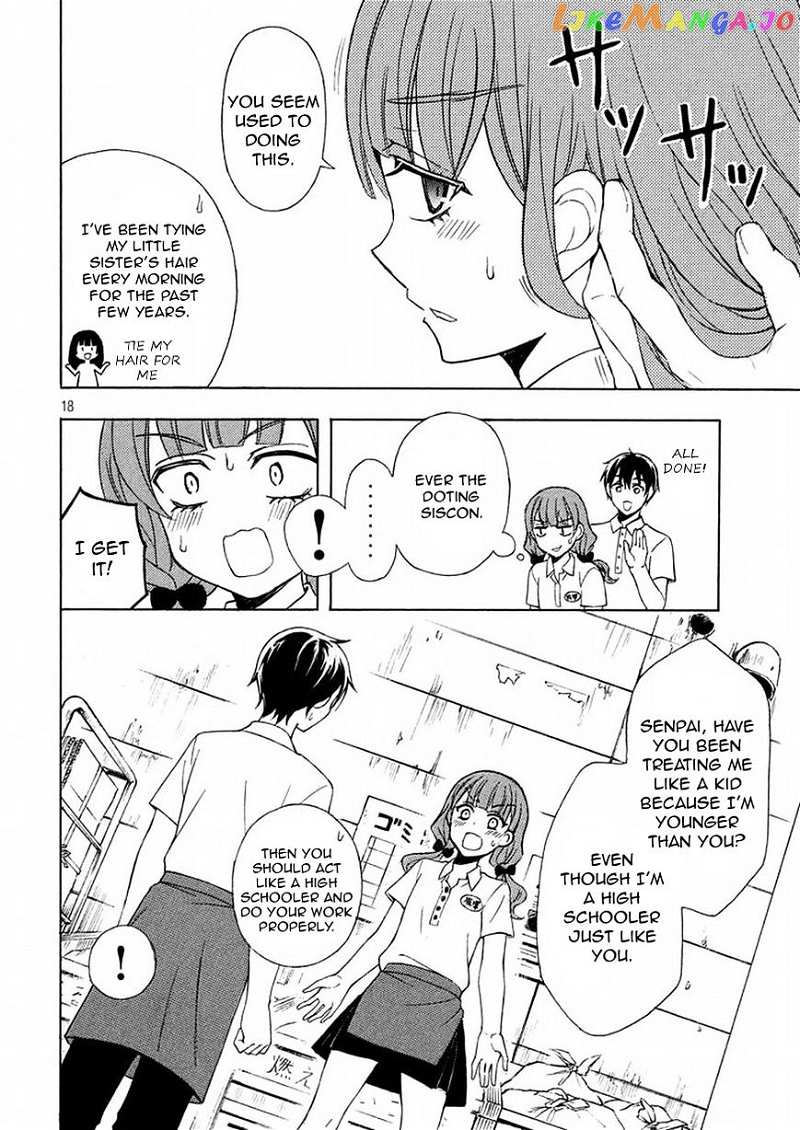 Watari-kun no xx ga Houkai Sunzen chapter 28 - page 17
