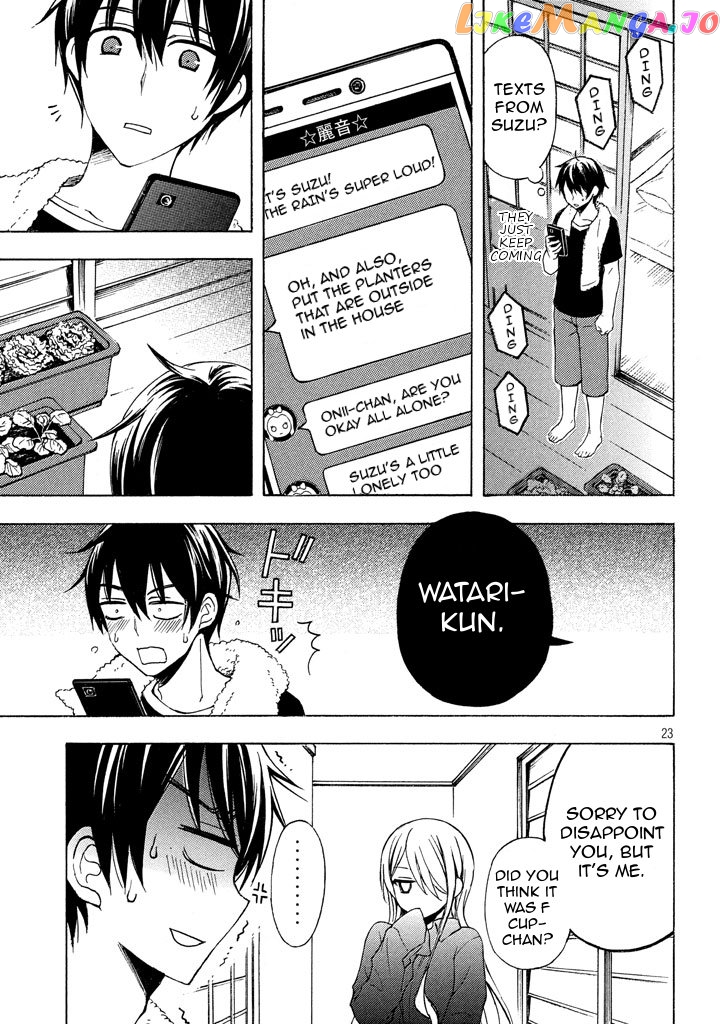 Watari-kun no xx ga Houkai Sunzen chapter 31 - page 23