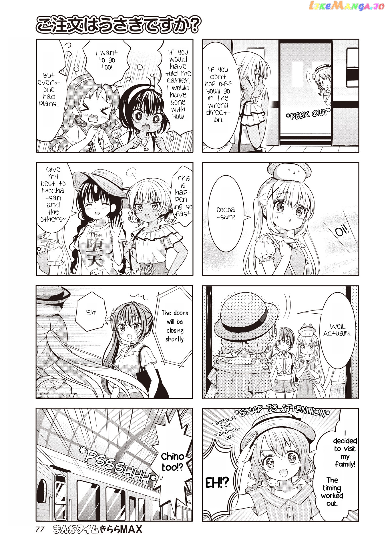 Gochuumon wa Usagi Desu ka? chapter 143 - page 7