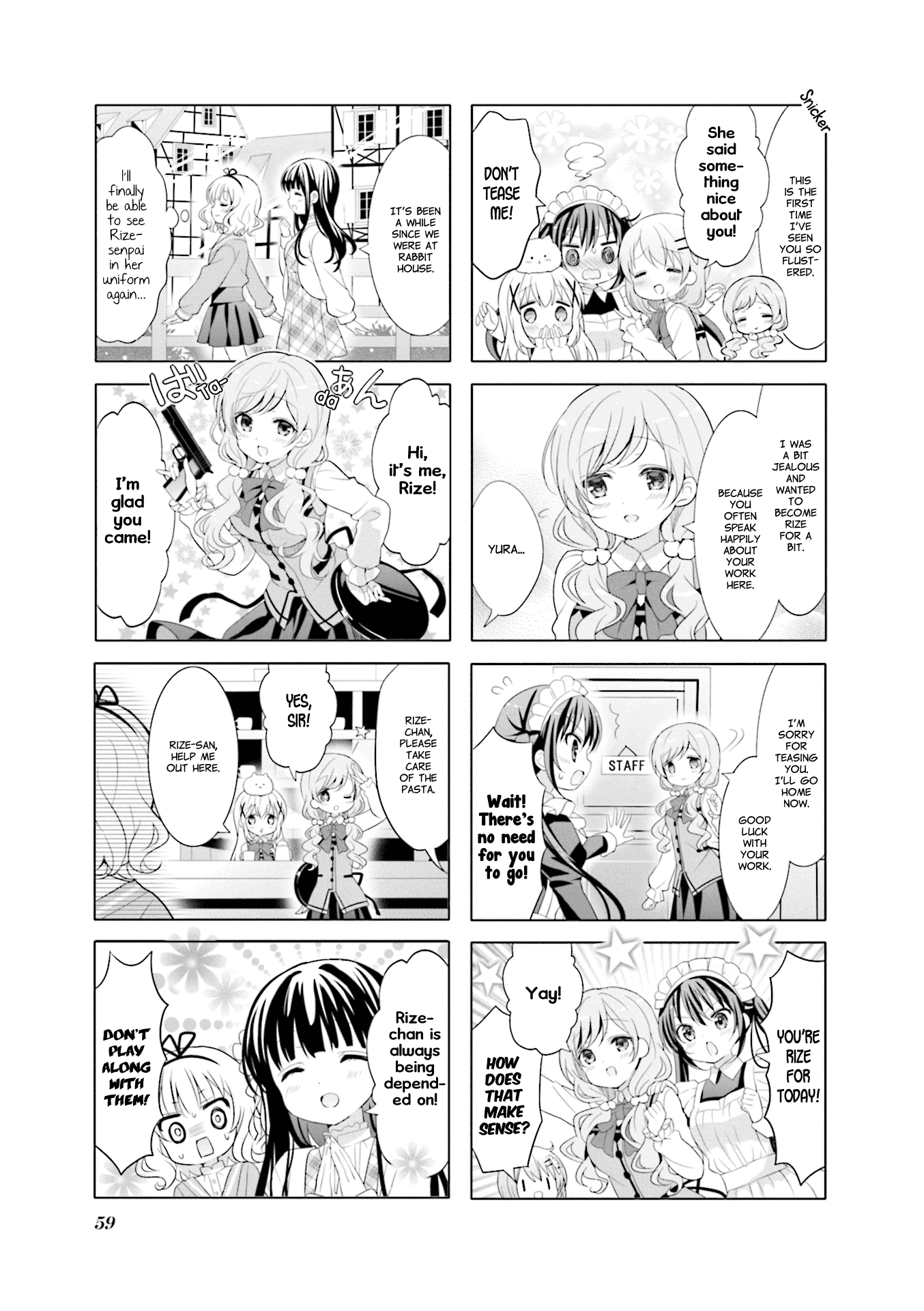 Gochuumon wa Usagi Desu ka? chapter 115 - page 3