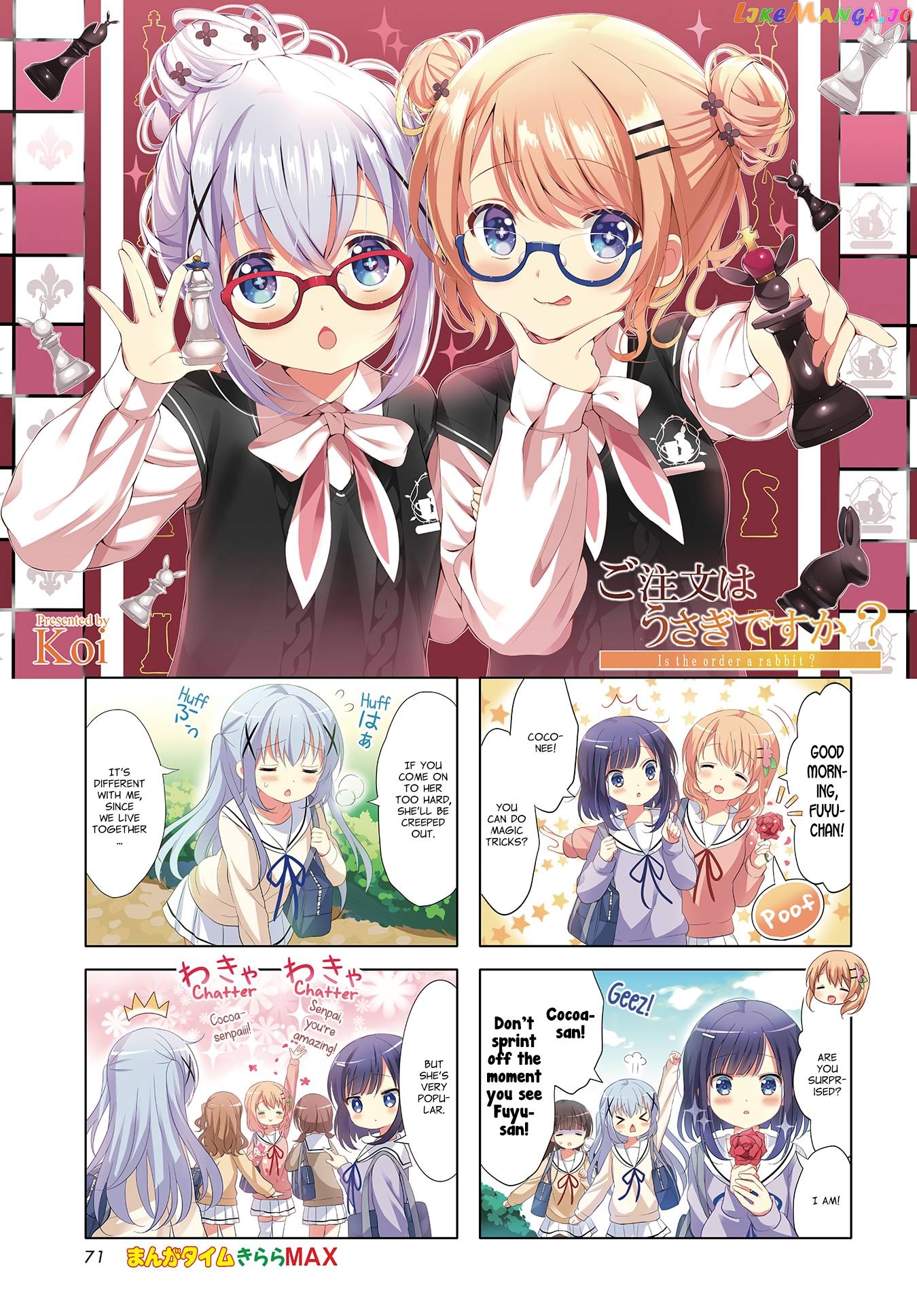 Gochuumon wa Usagi Desu ka? Chapter 123 - page 2