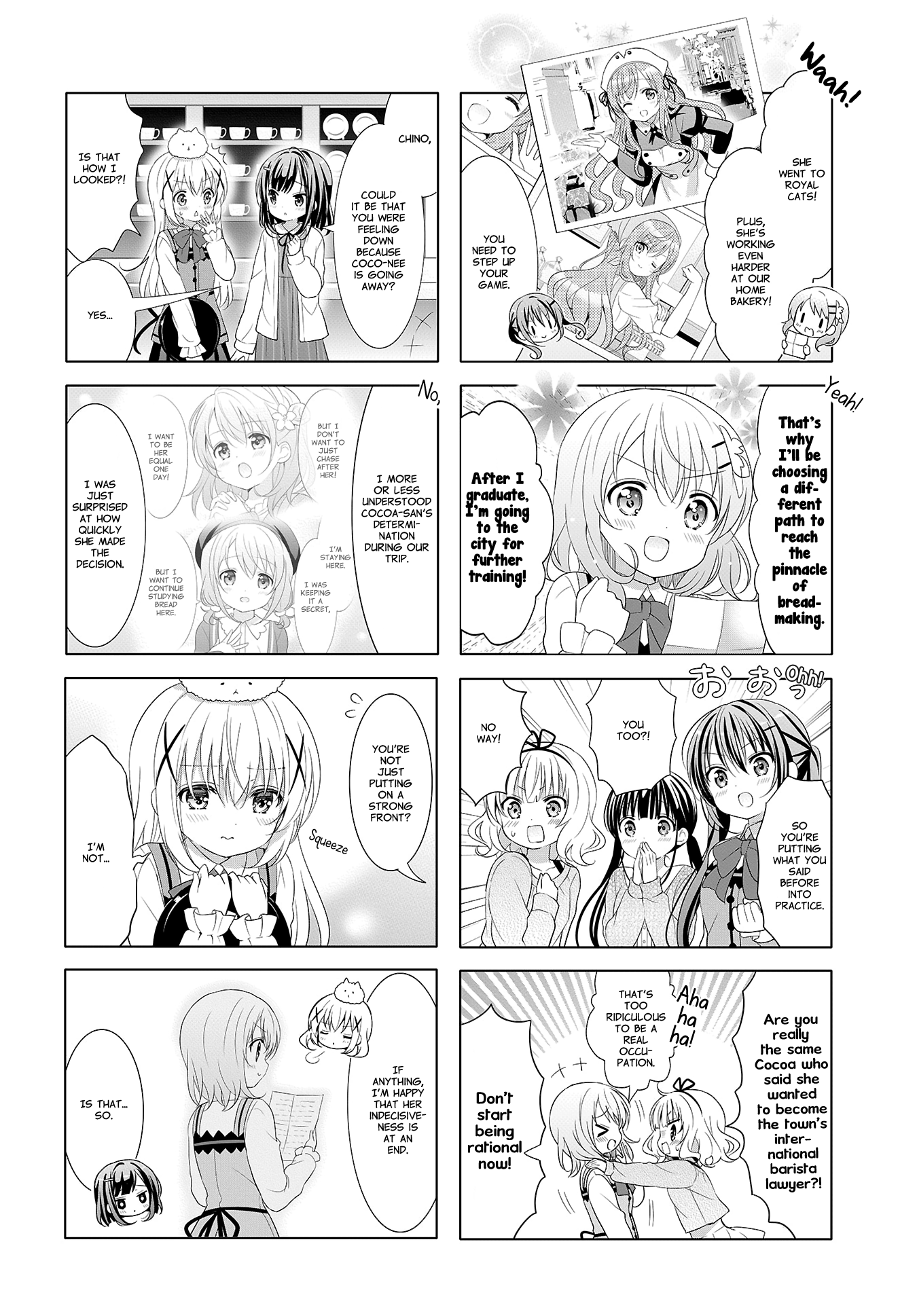 Gochuumon wa Usagi Desu ka? chapter 134 - page 9