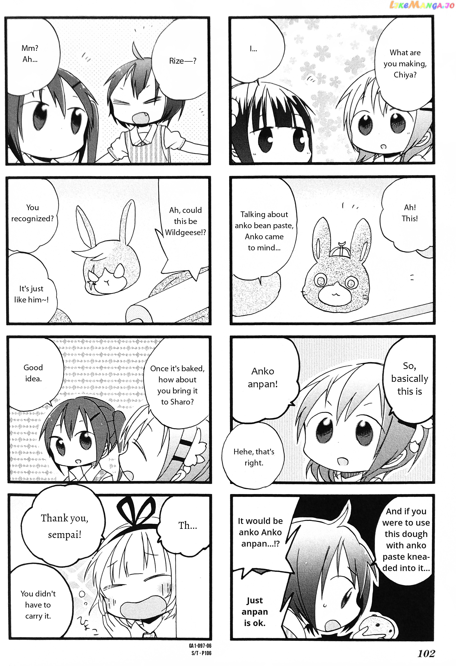 Gochuumon Wa Usagi Desu Ka Anthology Comic chapter 13 - page 6