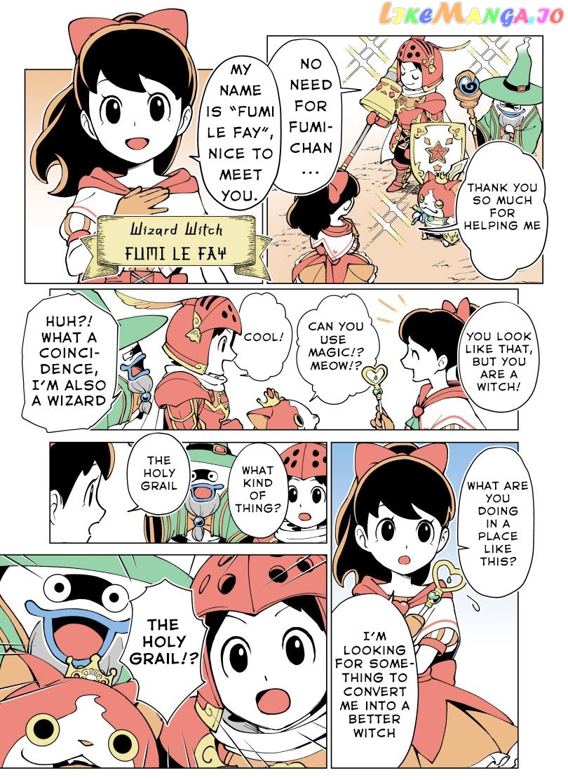 Yo-Kai Watch: The Story Of King Nyarthur chapter 2 - page 11