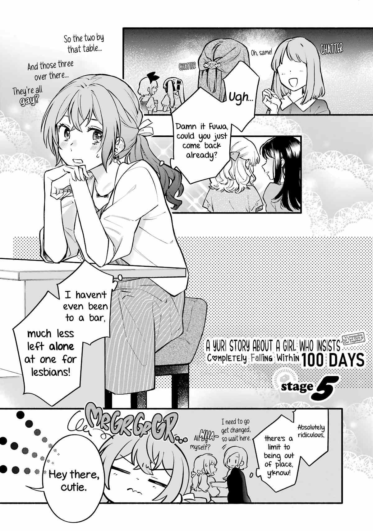 A Yuri Story About A Girl Who Insists “it’s Impossible For Two Girls To Get Together” Completely Falling Within 100 Days chapter 5 - page 1