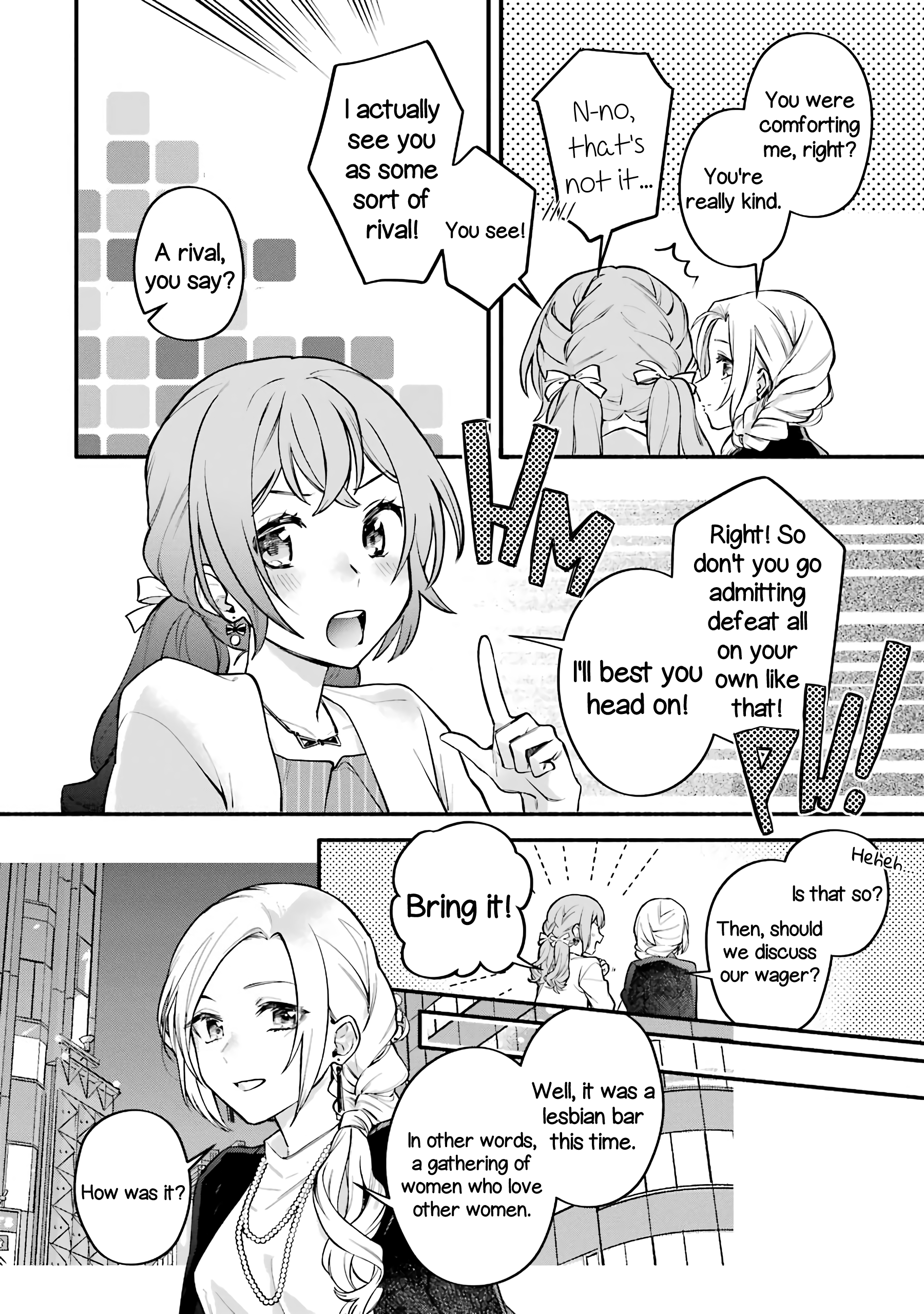 A Yuri Story About A Girl Who Insists “it’s Impossible For Two Girls To Get Together” Completely Falling Within 100 Days chapter 5 - page 28