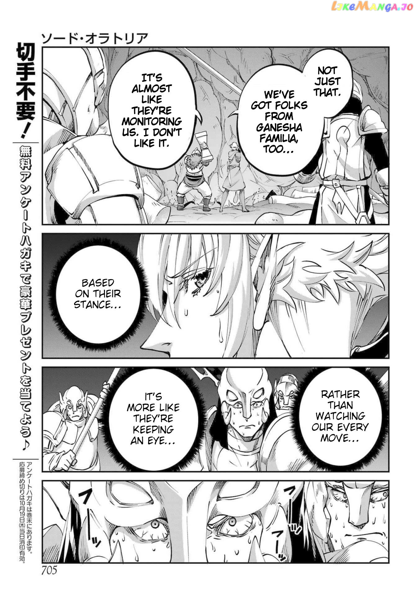 Dungeon Ni Deai O Motomeru No Wa Machigatte Iru Darou Ka Gaiden – Sword Oratoria chapter 112 - page 32