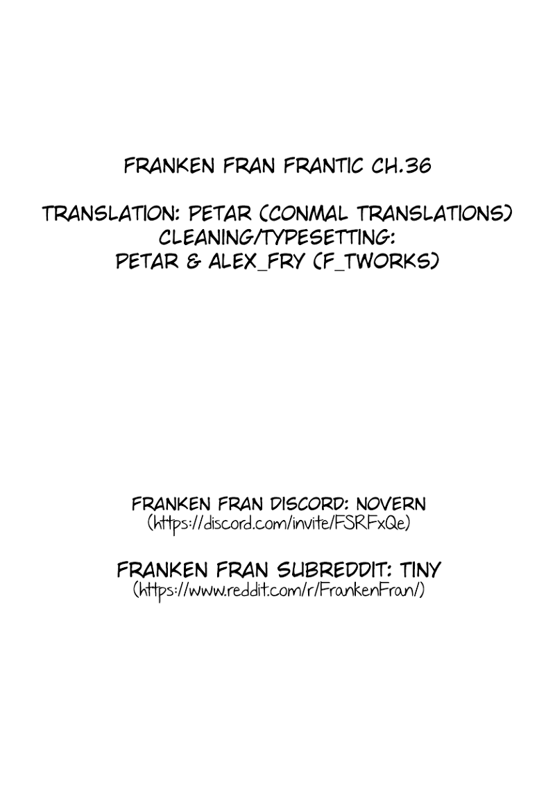 Franken Fran Frantic chapter 36 - page 23