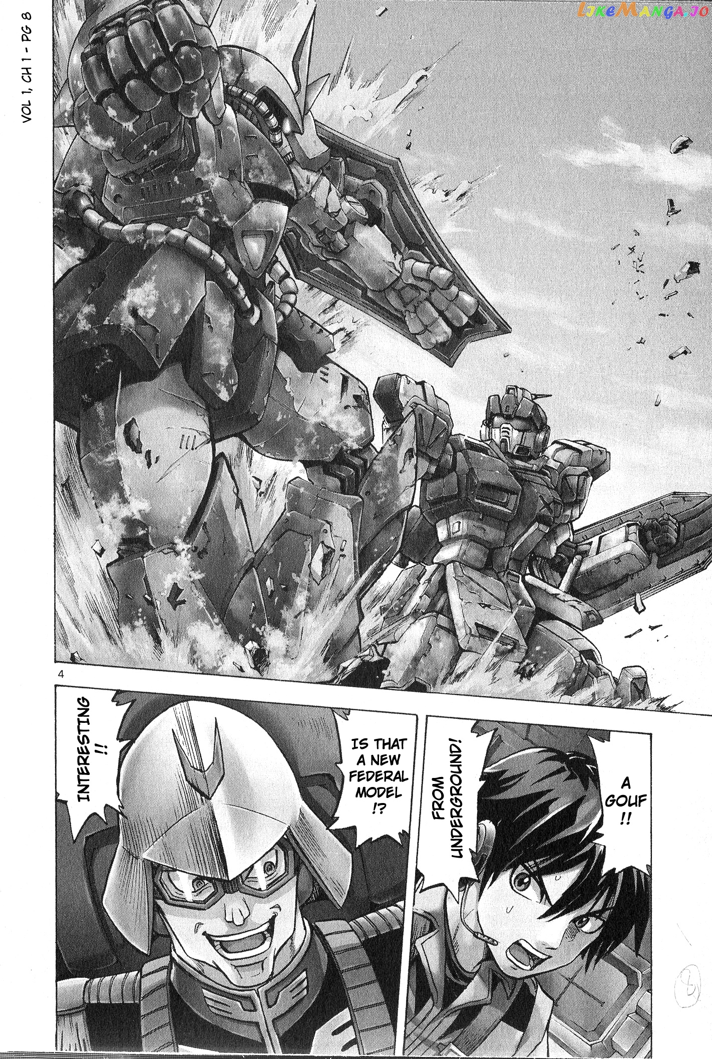 Mobile Suit Gundam Aggressor chapter 1 - page 4