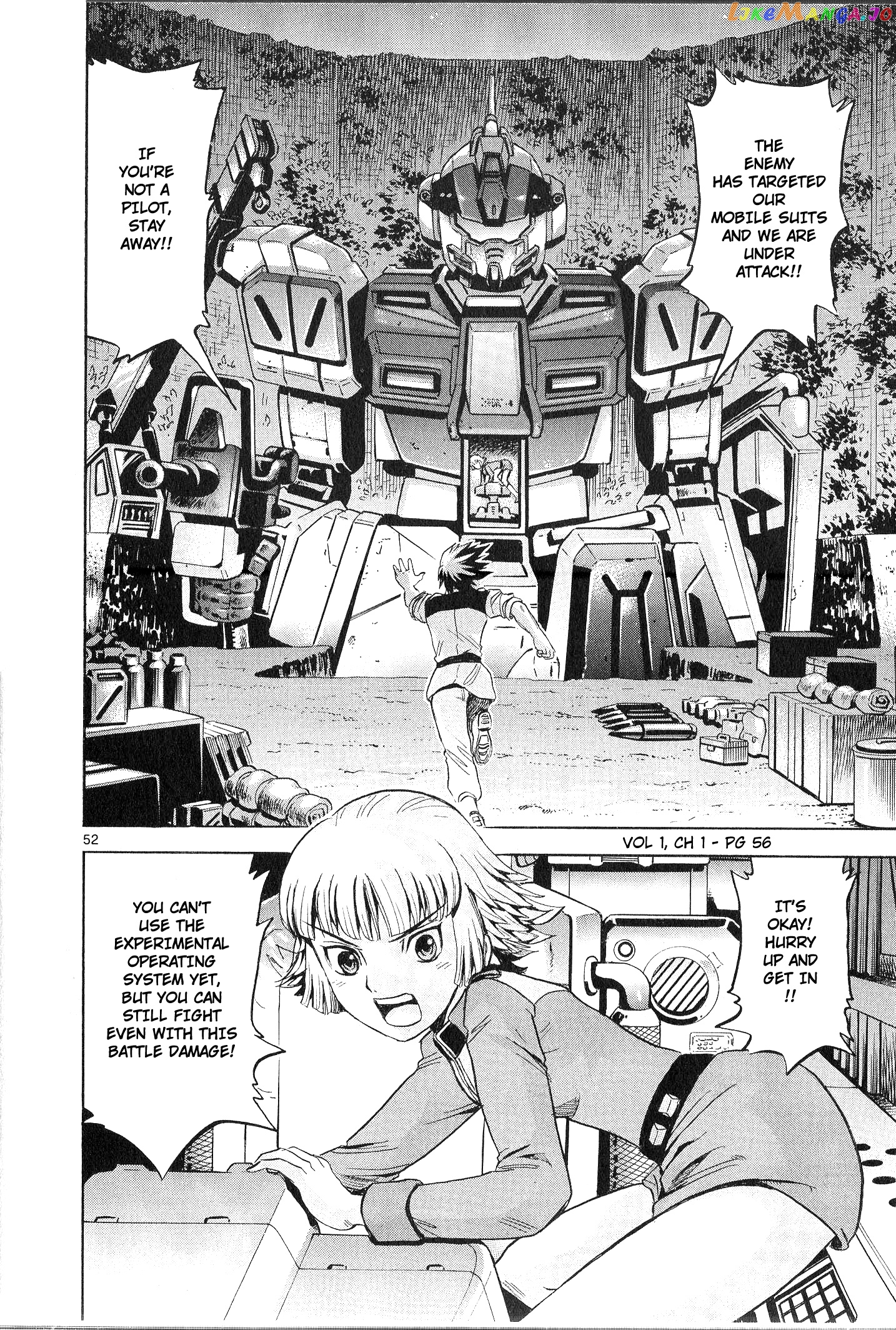 Mobile Suit Gundam Aggressor chapter 1 - page 52