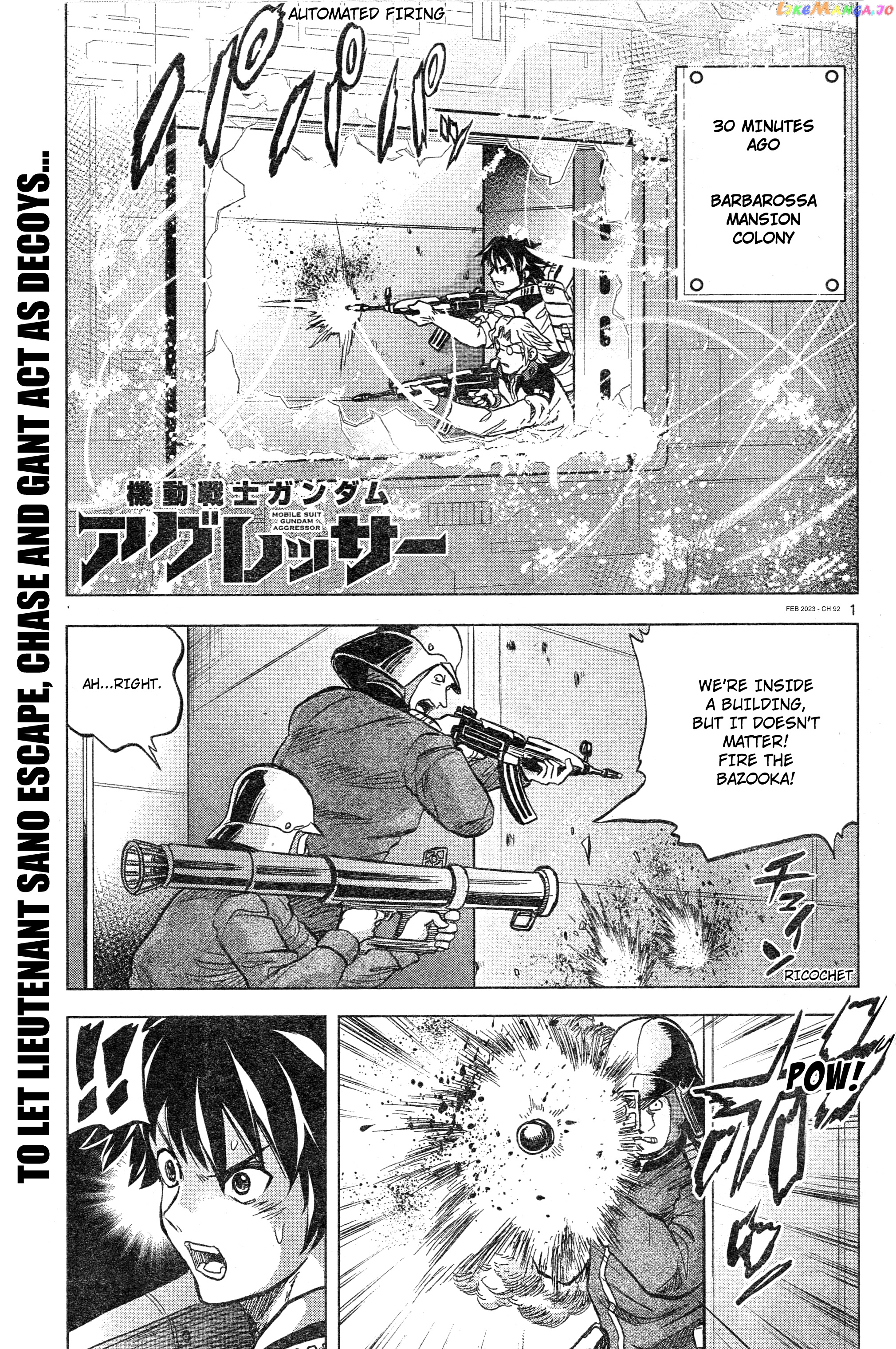 Mobile Suit Gundam Aggressor chapter 92 - page 1