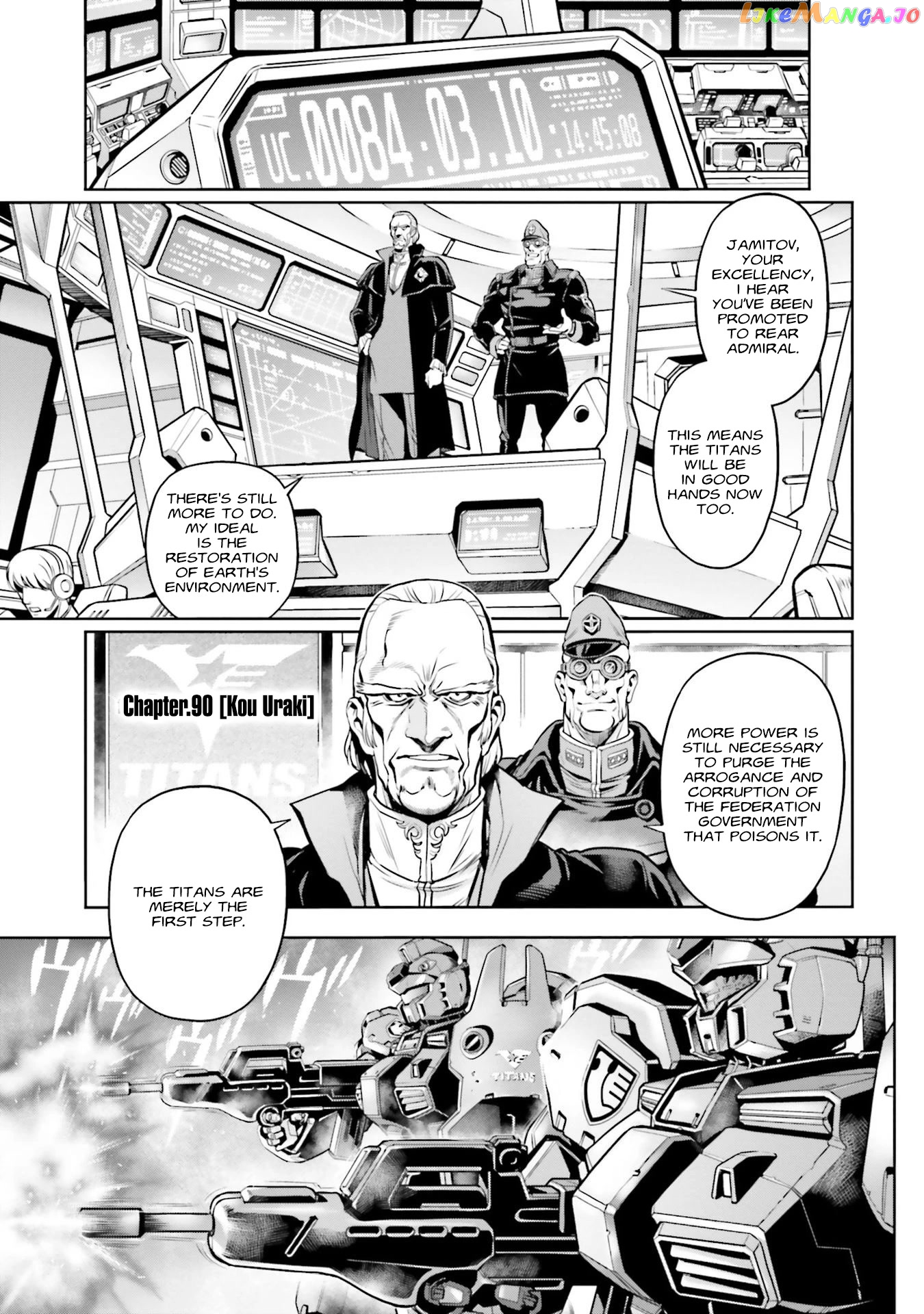 Kidou Senshi Gundam 0083 Rebellion chapter 90 - page 1