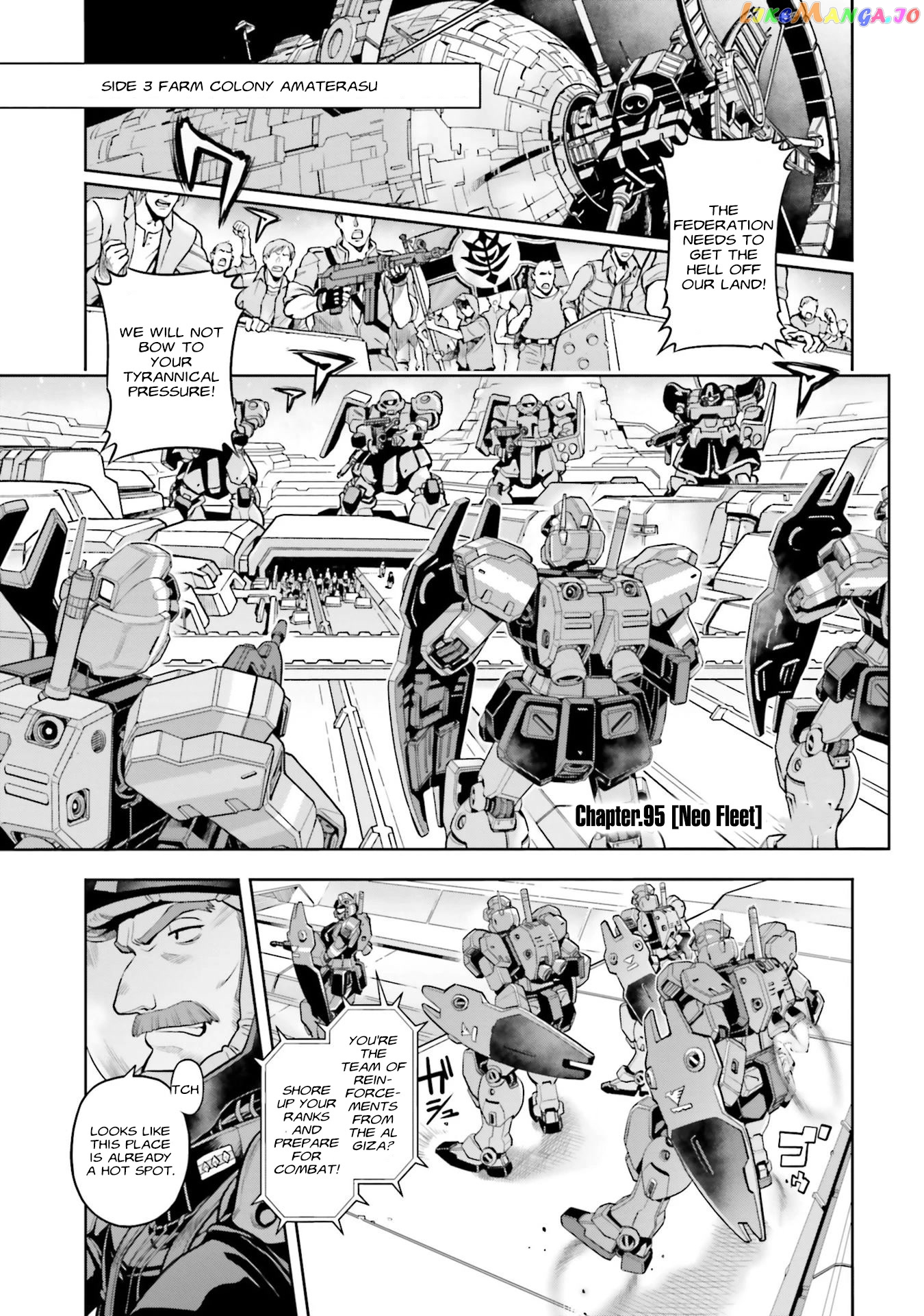 Kidou Senshi Gundam 0083 Rebellion chapter 95 - page 1