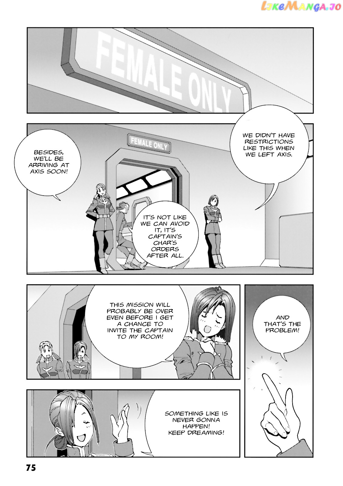 Kidou Senshi Gundam: C.D.A. Wakaki Suisei no Shouzou chapter 57 - page 9