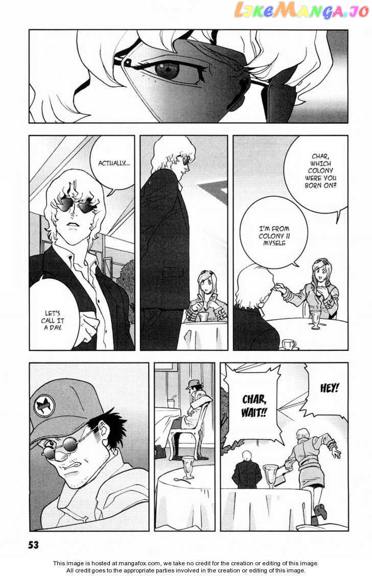 Kidou Senshi Gundam: C.D.A. Wakaki Suisei no Shouzou chapter 15-18 - page 54