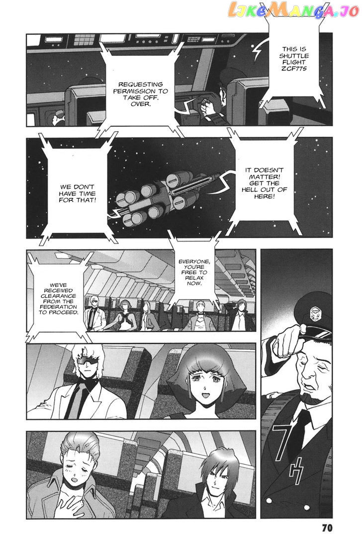 Kidou Senshi Gundam: C.D.A. Wakaki Suisei no Shouzou chapter 38-44 - page 71