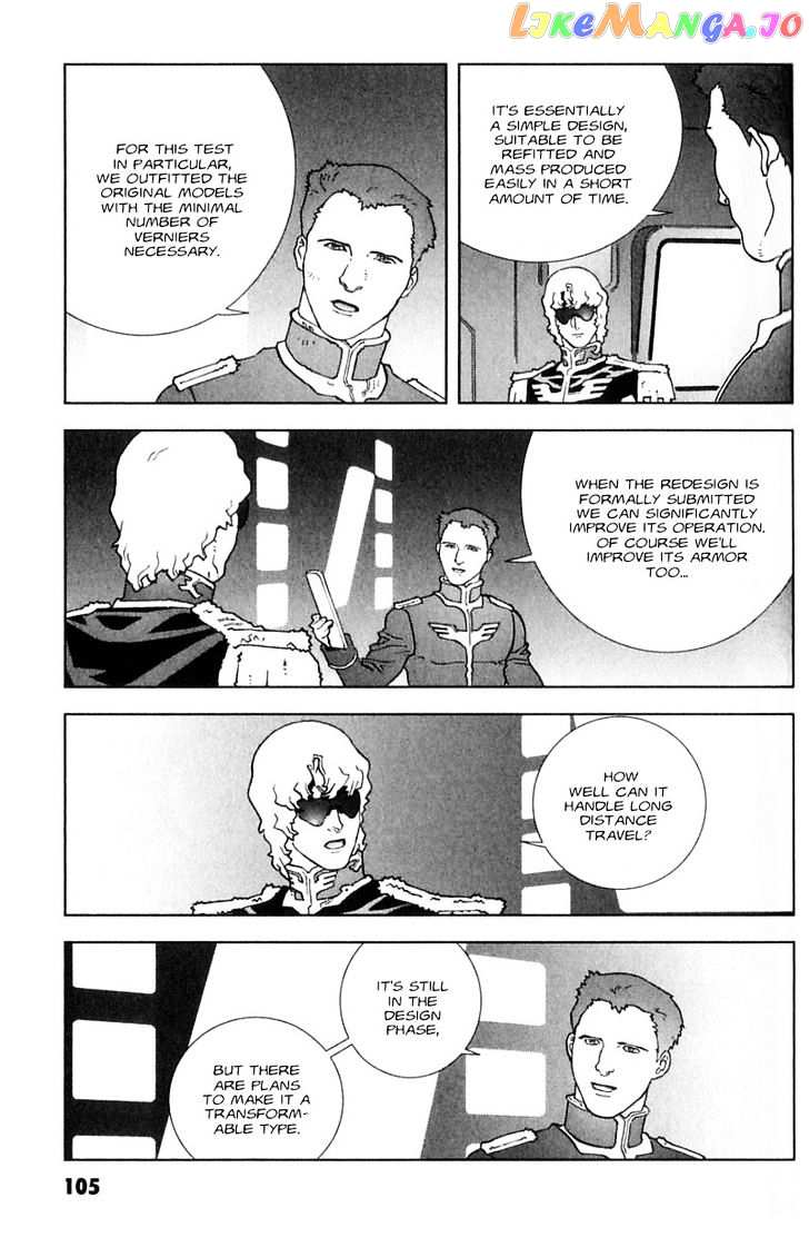 Kidou Senshi Gundam: C.D.A. Wakaki Suisei no Shouzou chapter 23 - page 105