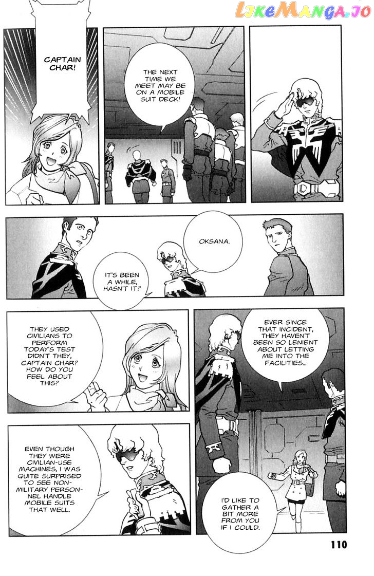 Kidou Senshi Gundam: C.D.A. Wakaki Suisei no Shouzou chapter 23 - page 110