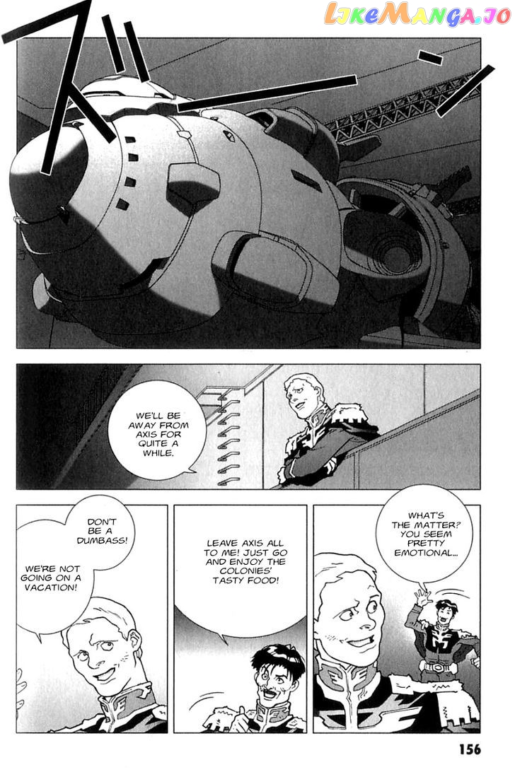 Kidou Senshi Gundam: C.D.A. Wakaki Suisei no Shouzou chapter 23 - page 156