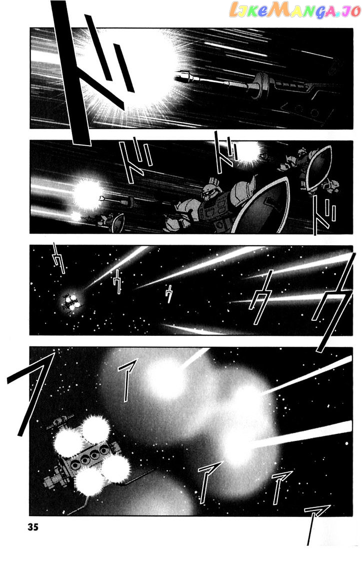 Kidou Senshi Gundam: C.D.A. Wakaki Suisei no Shouzou chapter 23 - page 35