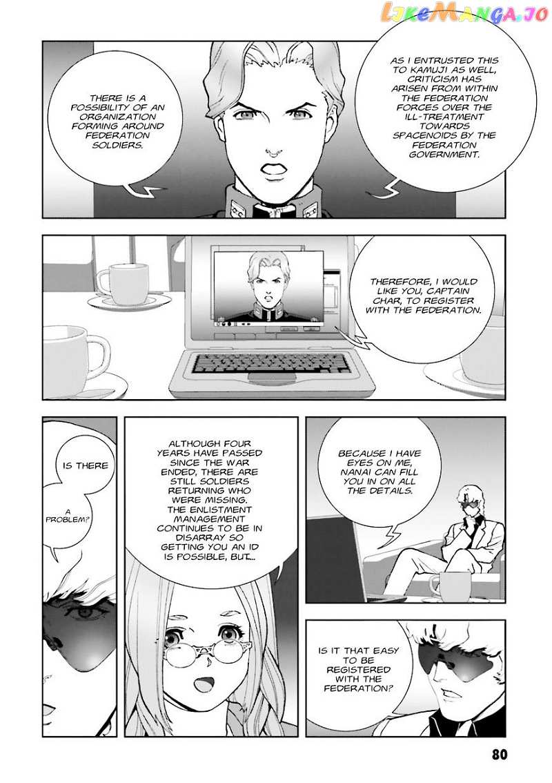 Kidou Senshi Gundam: C.D.A. Wakaki Suisei no Shouzou chapter 67 - page 14