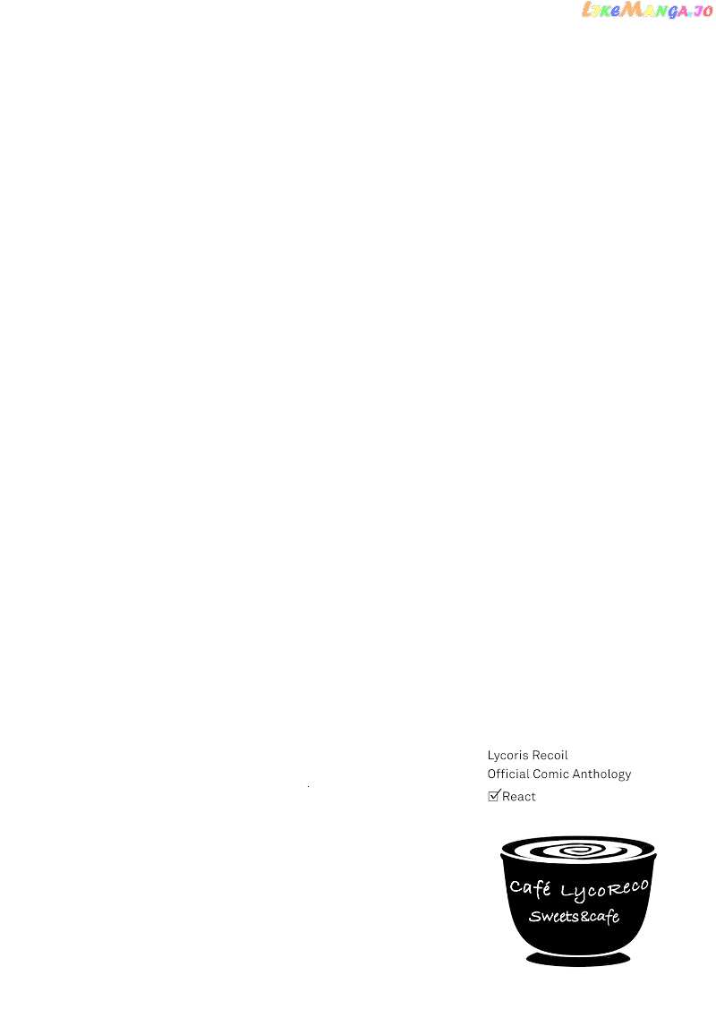 Lycoris Recoil Koushiki Comic Anthology: React chapter 1 - page 16