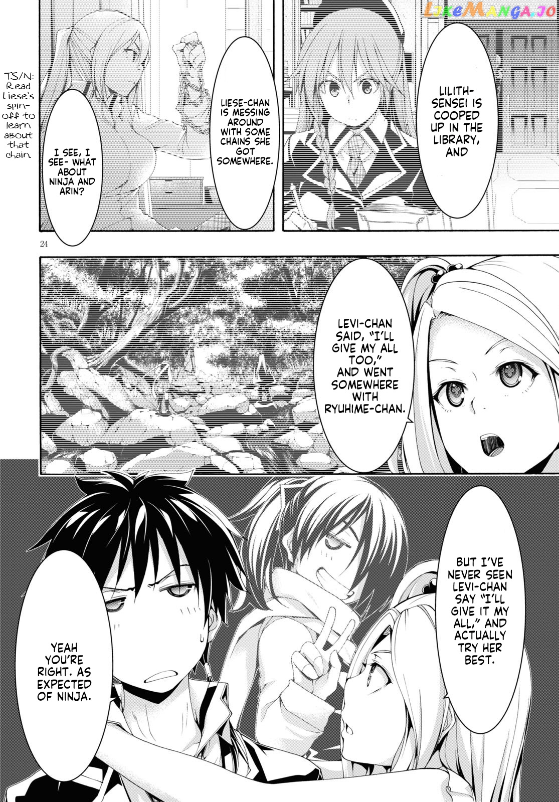 Trinity Seven: 7-Nin no Mahoutsukai chapter 114 - page 24