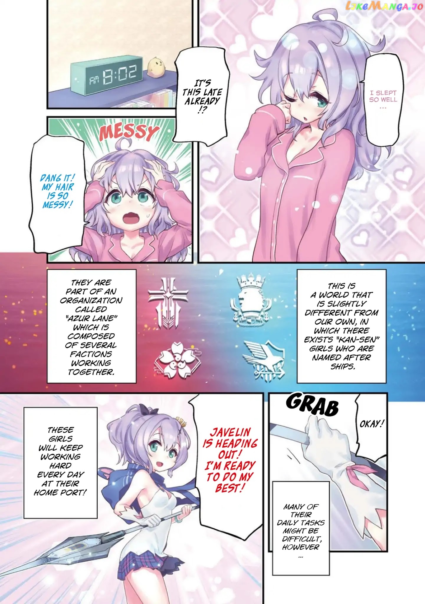 Azur Lane 4-Koma: Slow Ahead chapter 0 - page 1