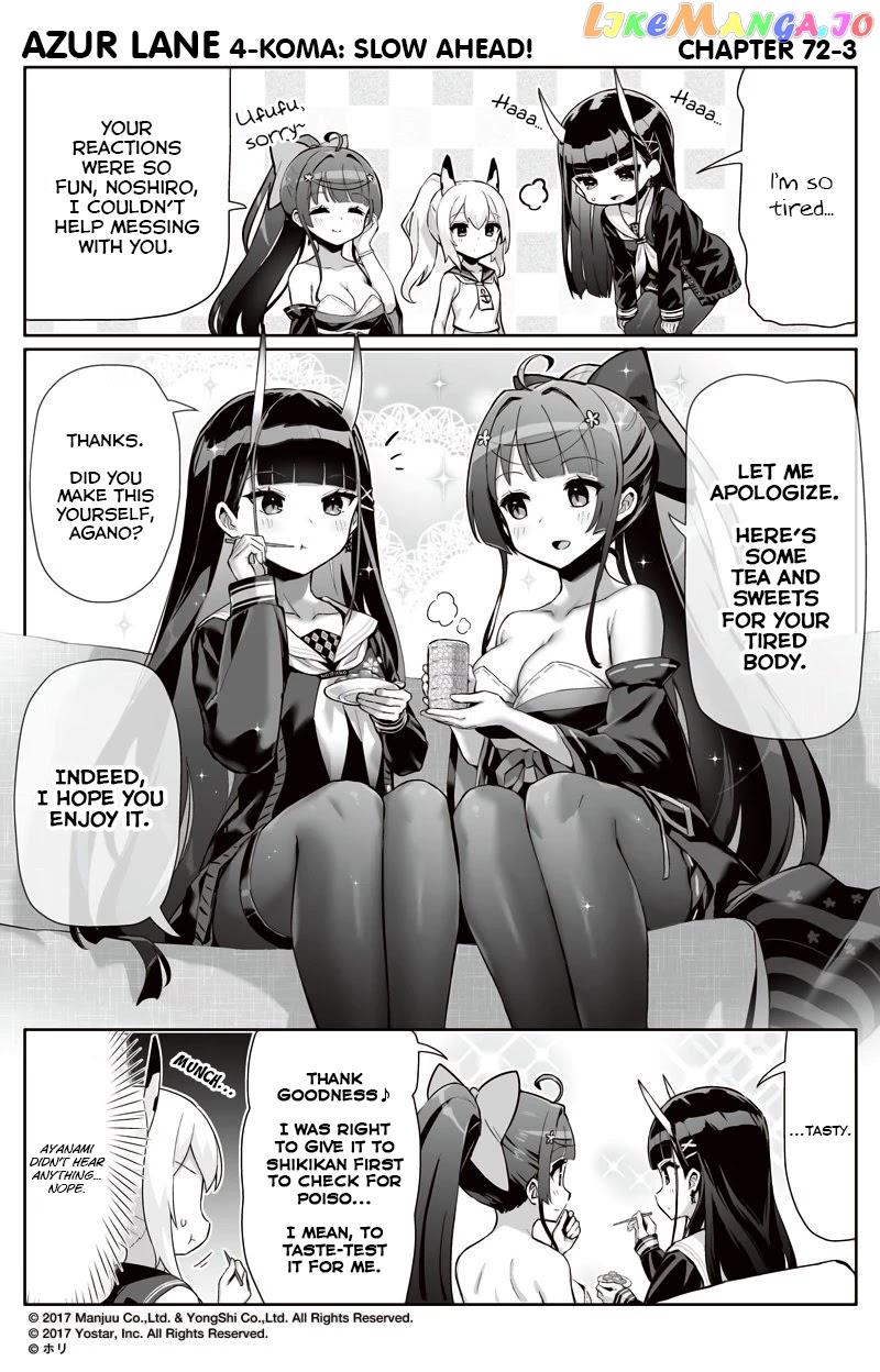 Azur Lane 4-Koma: Slow Ahead chapter 72 - page 3