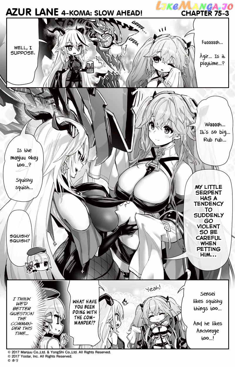 Azur Lane 4-Koma: Slow Ahead chapter 75 - page 3