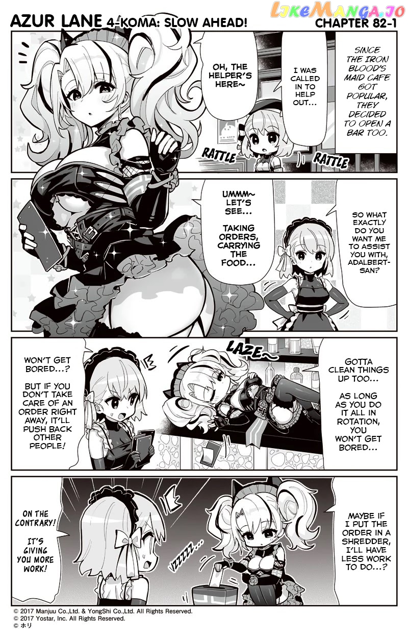 Azur Lane 4-Koma: Slow Ahead chapter 82 - page 1