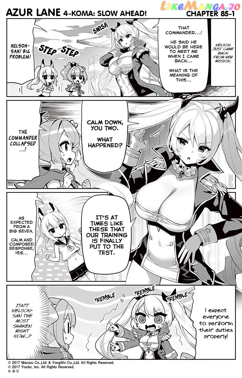 Azur Lane 4-Koma: Slow Ahead chapter 85 - page 1