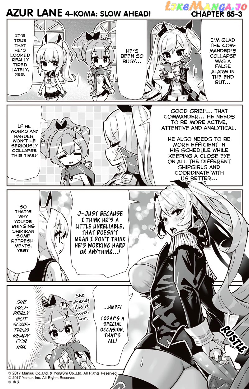 Azur Lane 4-Koma: Slow Ahead chapter 85 - page 3