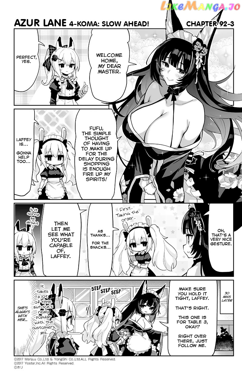 Azur Lane 4-Koma: Slow Ahead chapter 92 - page 3