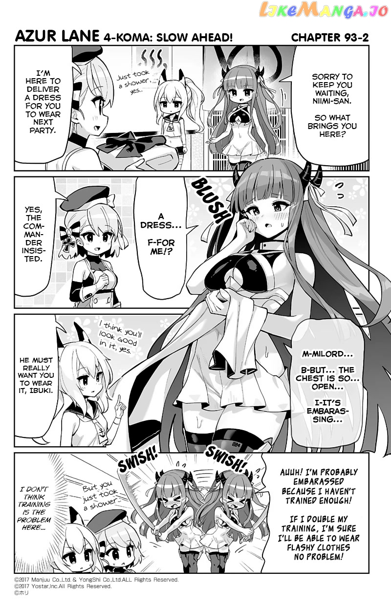 Azur Lane 4-Koma: Slow Ahead chapter 93 - page 2