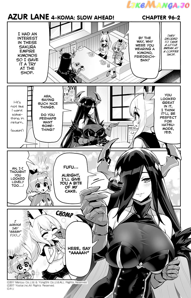 Azur Lane 4-Koma: Slow Ahead chapter 96 - page 2