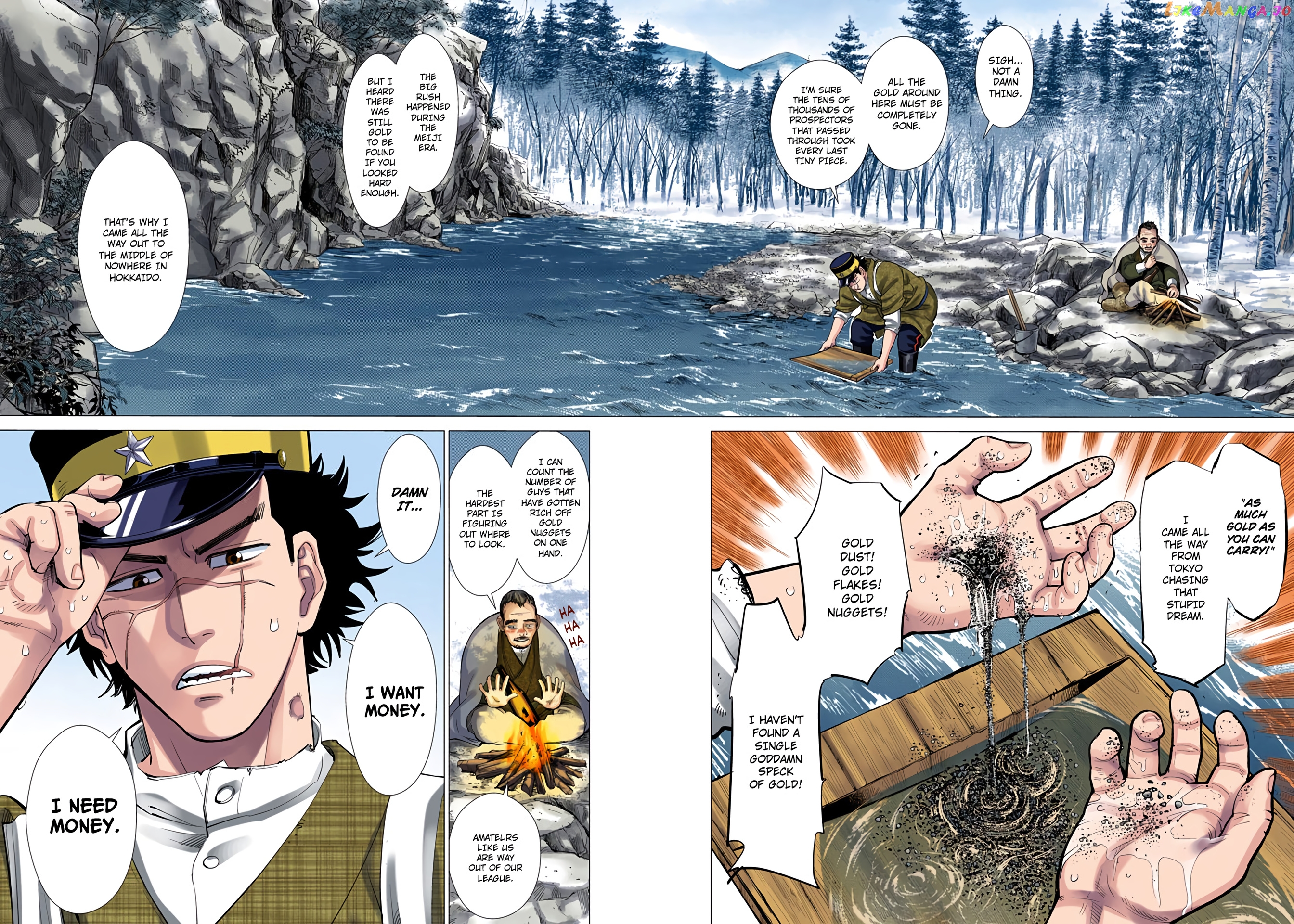 Golden Kamuy - Digital Colored Comics chapter 1 - page 12