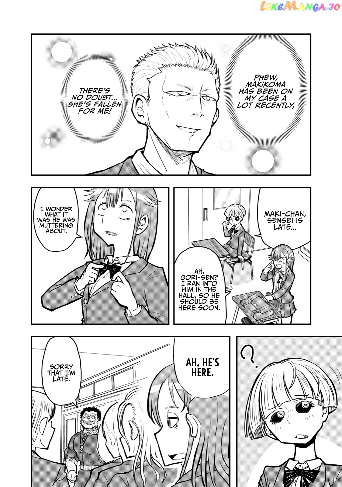 A Manga About The Kind Of Pe Teacher Who Dies At The Start Of A School Horror Movie chapter 49 - page 8