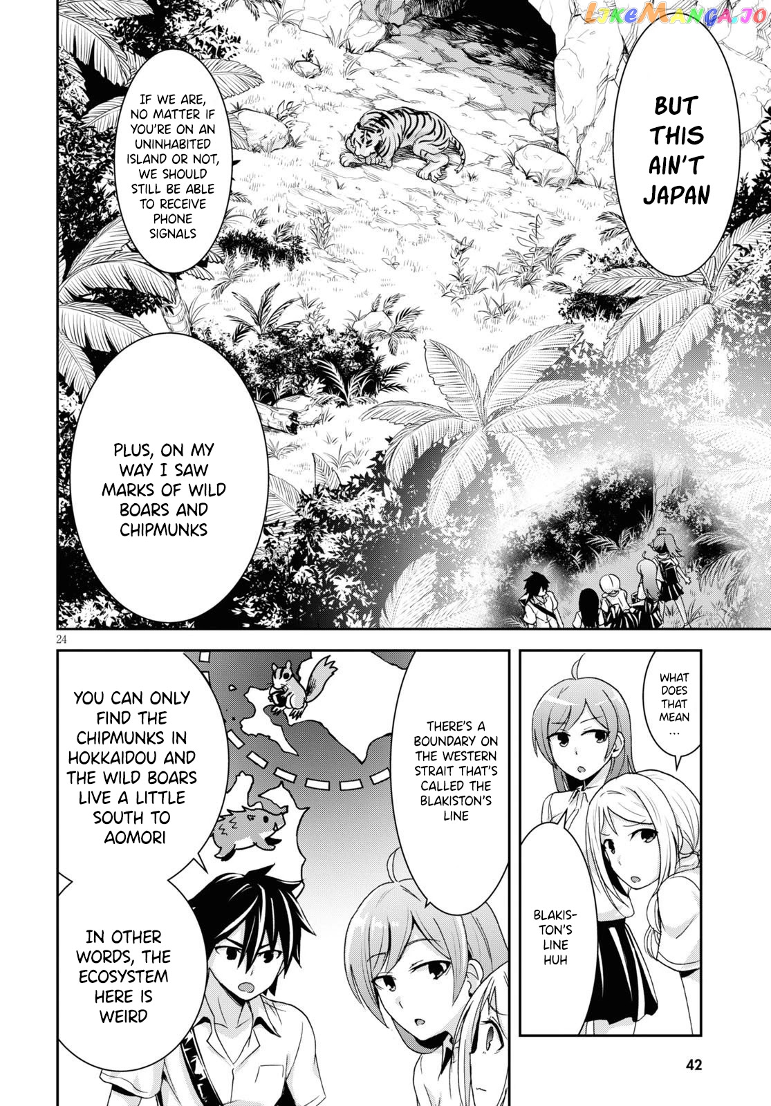 Isekai Yurutto Survival Seikatsu: Gakkou no Minna to Isekai no Mujintou ni Tenishitakedo Ore Dake Rakushou desu chapter 1 - page 28